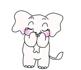 white elephant PAO sticker #13080012