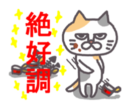 Of peaceful cat , happy every day2 sticker #13080022