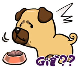 Pugi Pug sticker #13080048