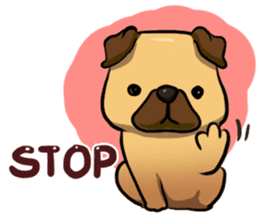 Pugi Pug sticker #13080053