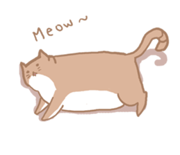 fat Qcat sticker #13080639