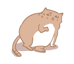fat Qcat sticker #13080642