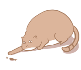 fat Qcat sticker #13080643