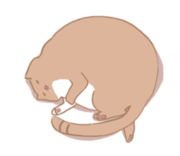 fat Qcat sticker #13080646