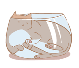 fat Qcat sticker #13080647