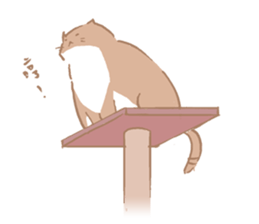 fat Qcat sticker #13080649