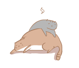 fat Qcat sticker #13080651