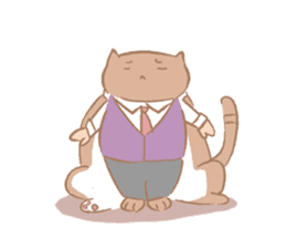 fat Qcat sticker #13080652