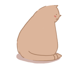 fat Qcat sticker #13080653