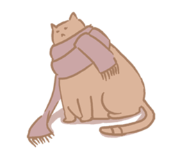 fat Qcat sticker #13080658