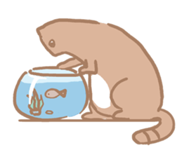 fat Qcat sticker #13080667