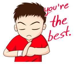 Let's play Badminton (ENG) sticker #13080708