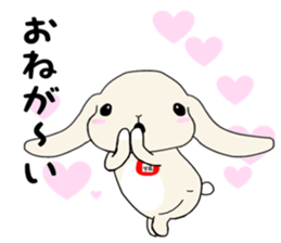 A rabbit's daughter. sticker #13080774