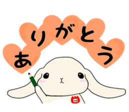 A rabbit's daughter. sticker #13080777