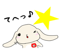 A rabbit's daughter. sticker #13080778