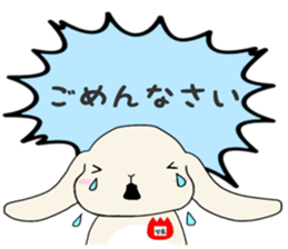 A rabbit's daughter. sticker #13080789