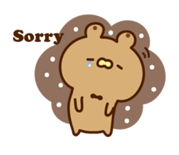 Capone Bear (Minnie pink rabbit friend) sticker #13080806