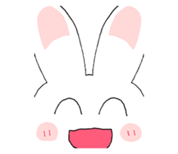 Rabbit Sticker (Name:Usa) sticker #13081818
