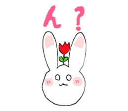 Rabbit Sticker (Name:Usa) sticker #13081837