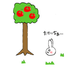 Rabbit Sticker (Name:Usa) sticker #13081843