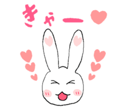 Rabbit Sticker (Name:Usa) sticker #13081845