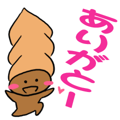 Sticker easy for an adult of CHOKOKORONE