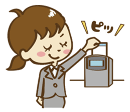 Go! office lady!! sticker #13083704