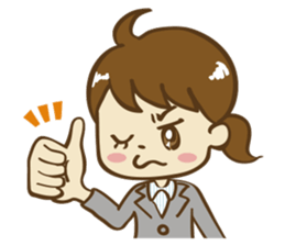 Go! office lady!! sticker #13083714
