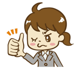 Go! office lady!! sticker #13083714