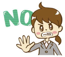 Go! office lady!! sticker #13083715