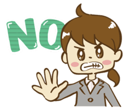 Go! office lady!! sticker #13083715