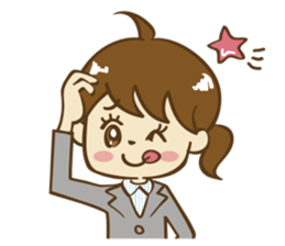 Go! office lady!! sticker #13083717
