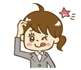 Go! office lady!! sticker #13083717