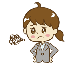 Go! office lady!! sticker #13083728