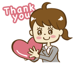 Go! office lady!! sticker #13083733