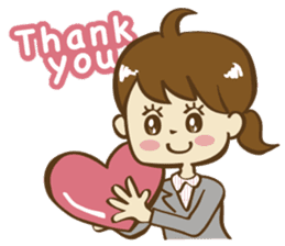 Go! office lady!! sticker #13083733