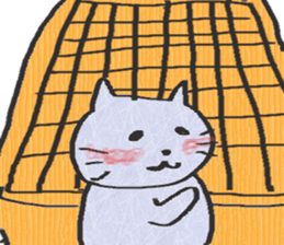 cat and igo 3 sticker #13084238