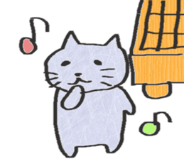 cat and igo 3 sticker #13084252