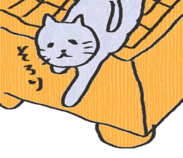 cat and igo 3 sticker #13084256