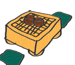 cat and igo 3 sticker #13084277