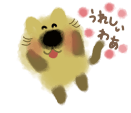 Powdered green tea cat sticker #13084362