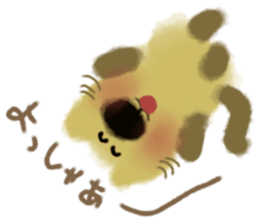 Powdered green tea cat sticker #13084391