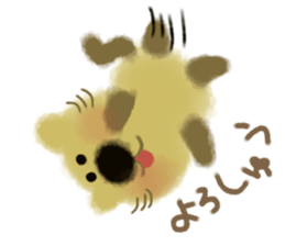 Powdered green tea cat sticker #13084393