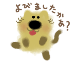 Powdered green tea cat sticker #13084397