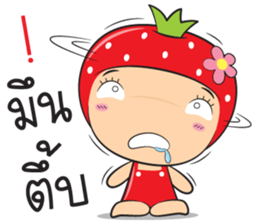 strawberry zaa sticker #13085145