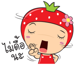 strawberry zaa sticker #13085150
