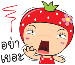strawberry zaa sticker #13085161