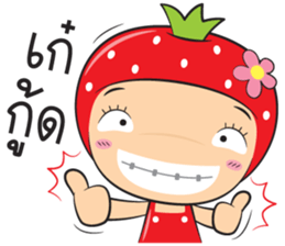 strawberry zaa sticker #13085167