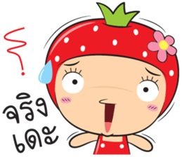 strawberry zaa sticker #13085173