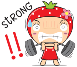 strawberry zaa sticker #13085174